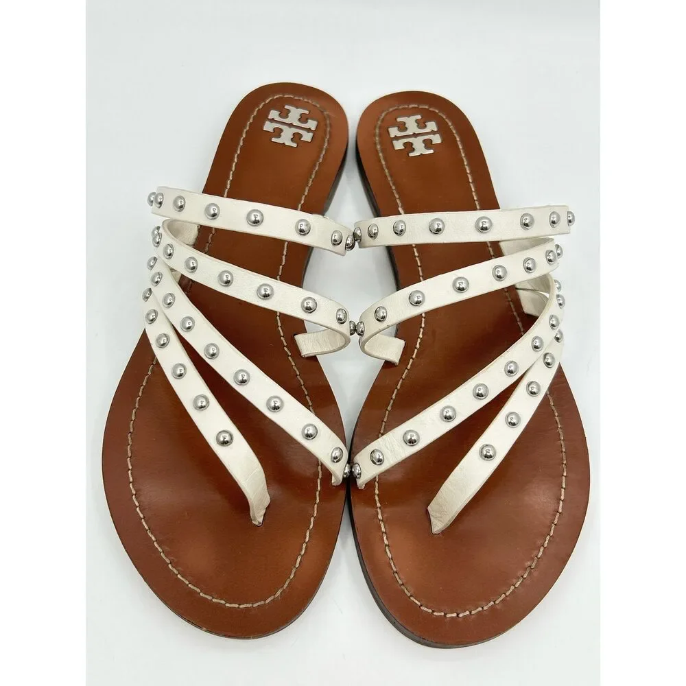 TORY BURCH Size 9M Ivory Women Sandal